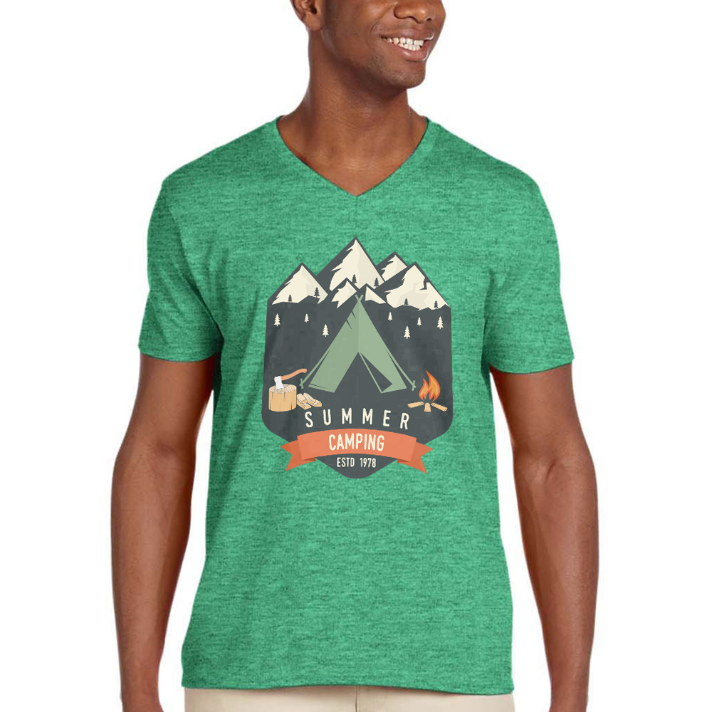 Picture of Gildan Adult Softstyle V-Neck Shirts