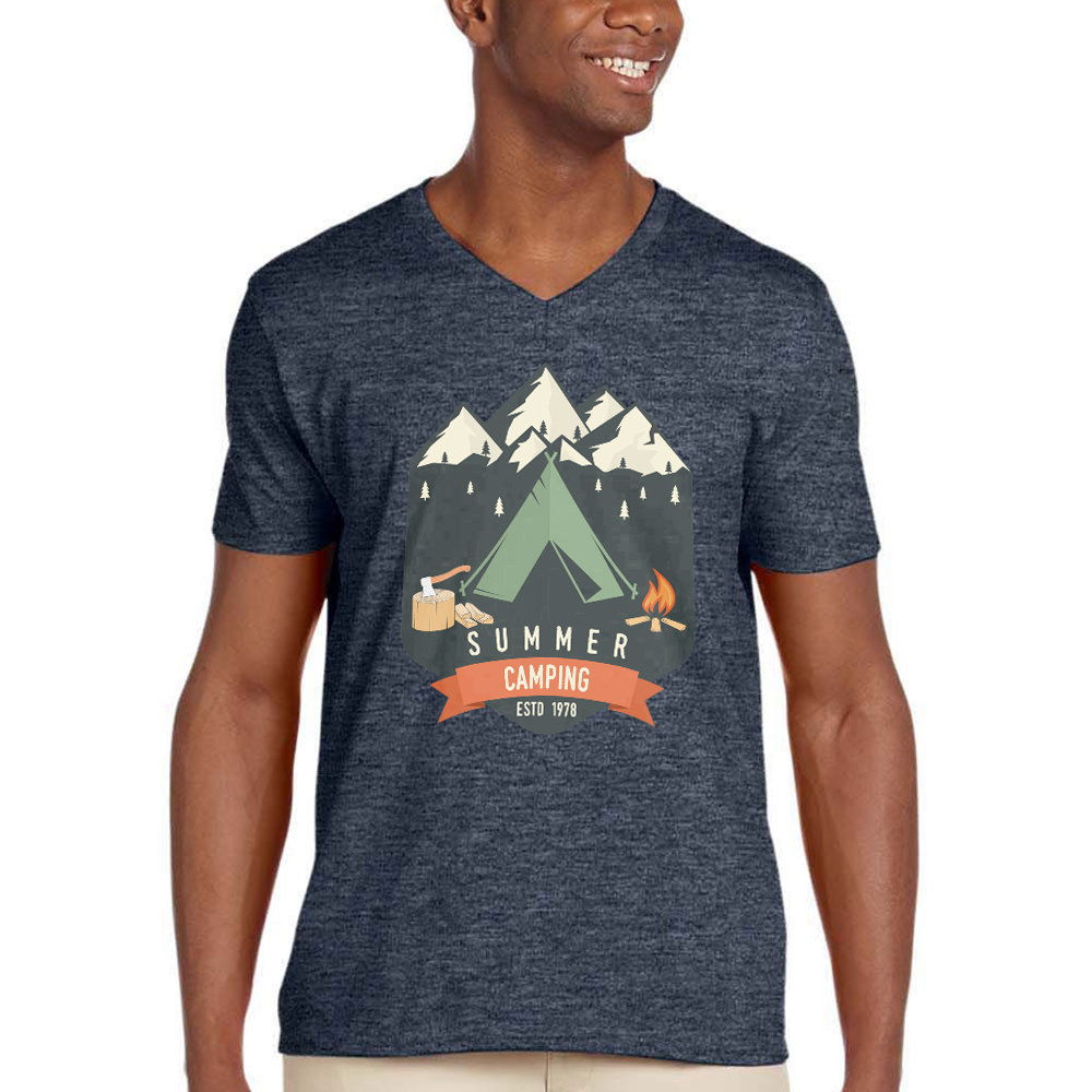 Picture of Gildan Adult Softstyle V-Neck Shirts