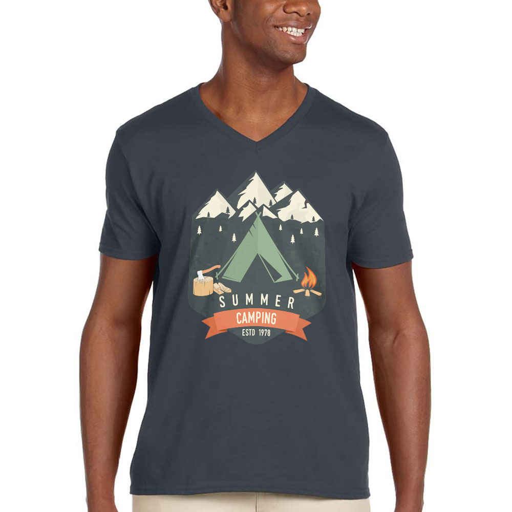 Picture of Gildan Adult Softstyle V-Neck Shirts