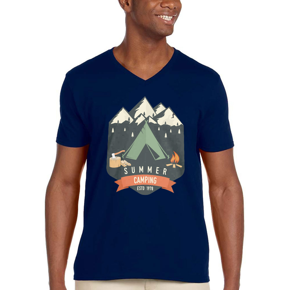 Picture of Gildan Adult Softstyle V-Neck Shirts