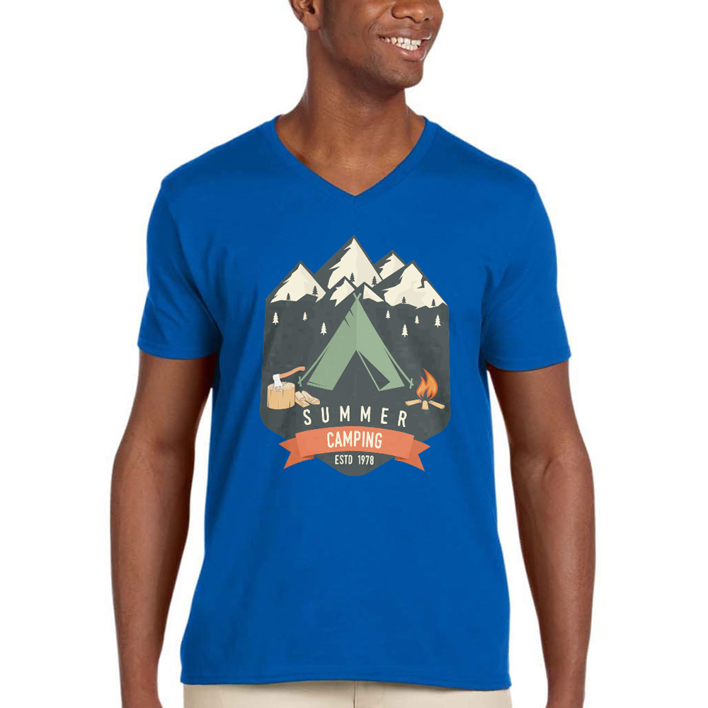 Picture of Gildan Adult Softstyle V-Neck Shirts