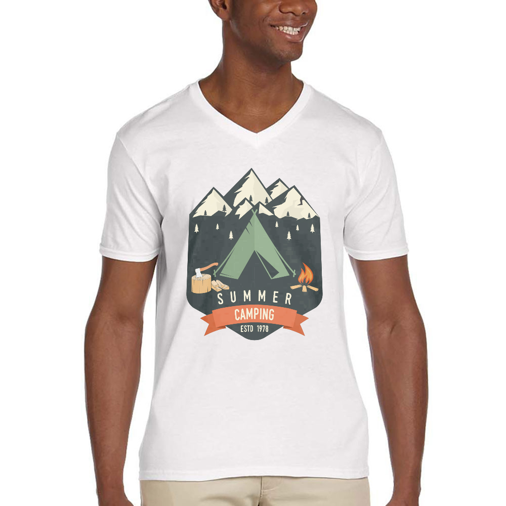 Picture of Gildan Adult Softstyle V-Neck Shirts