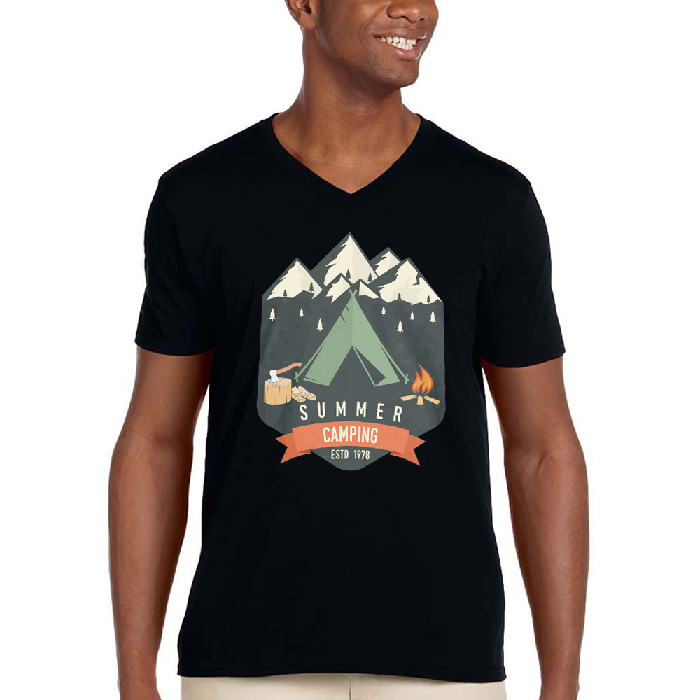 Picture of Gildan Adult Softstyle V-Neck Shirts