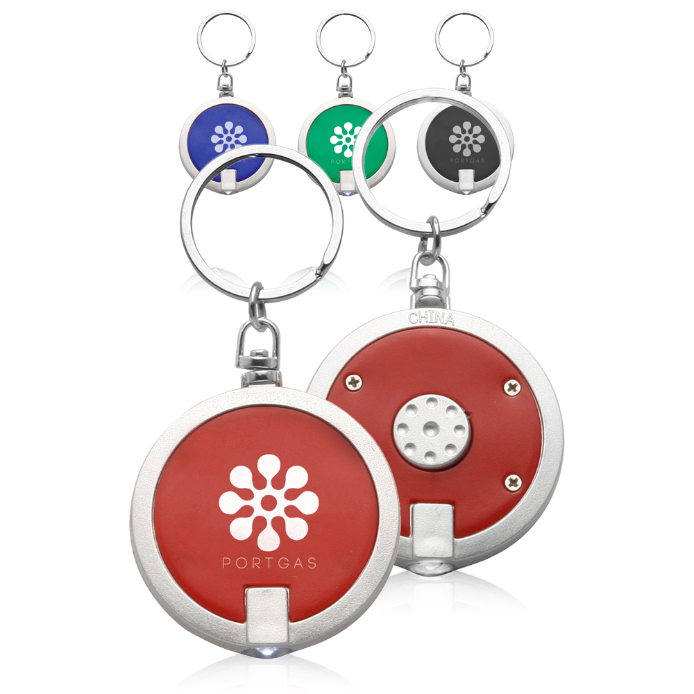 Picture of Round LED Light Key Chain