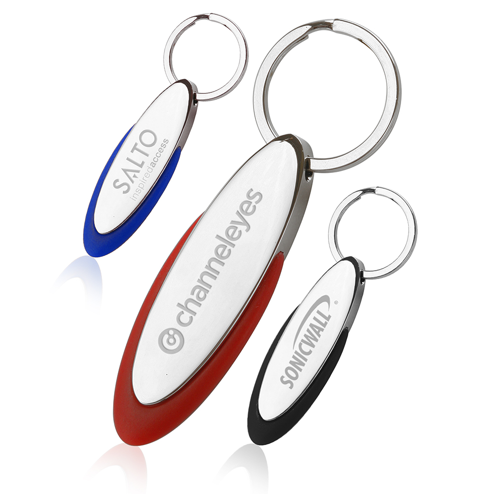 Picture of Oblong Metal Key Chain