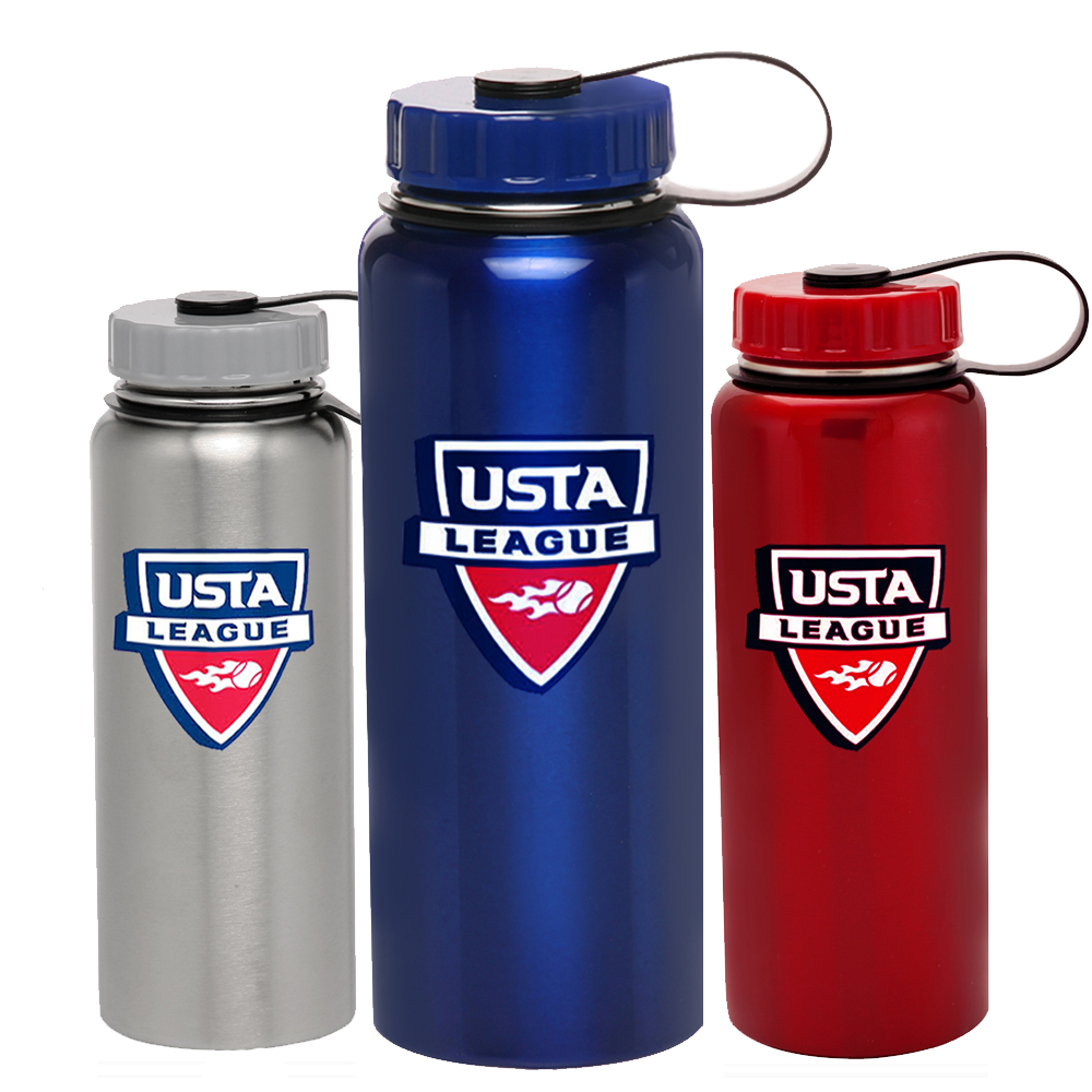 Picture of 34 Oz. Stainless Steel Sports Bottles with Lid