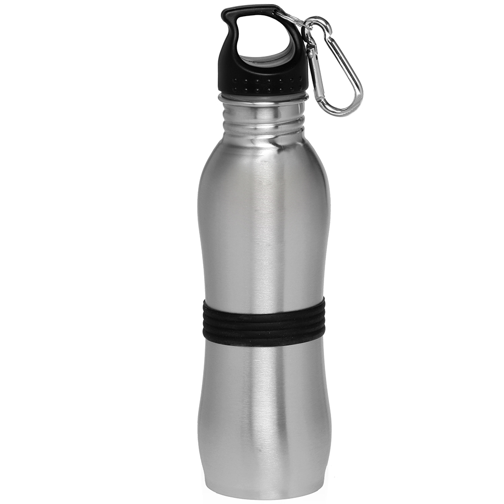 Picture of 24 Oz. Stainless Steel with Rubber Grip Bottles