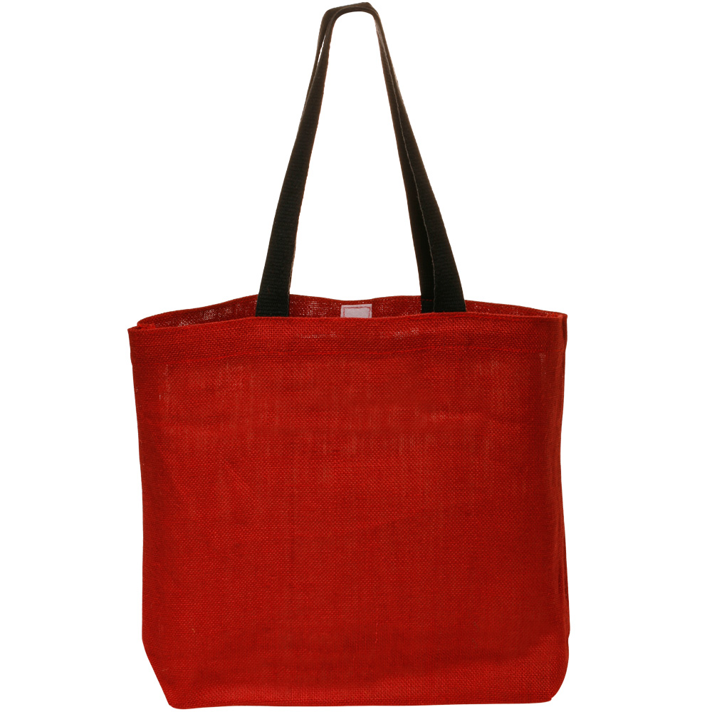 Picture of Natural Jute Fiber Carry-On Tote Bags (17"x13")