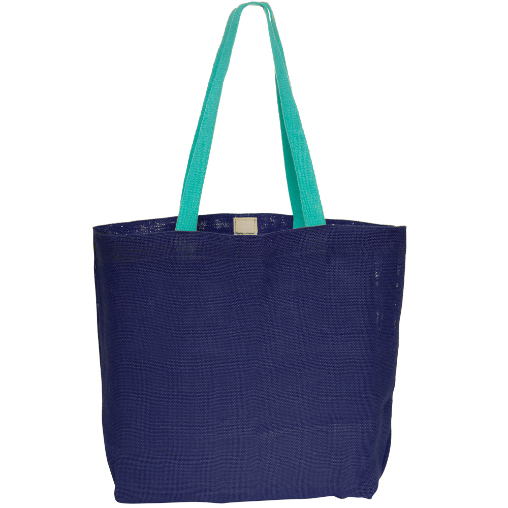 Picture of Natural Jute Fiber Carry-On Tote Bags (17"x13")