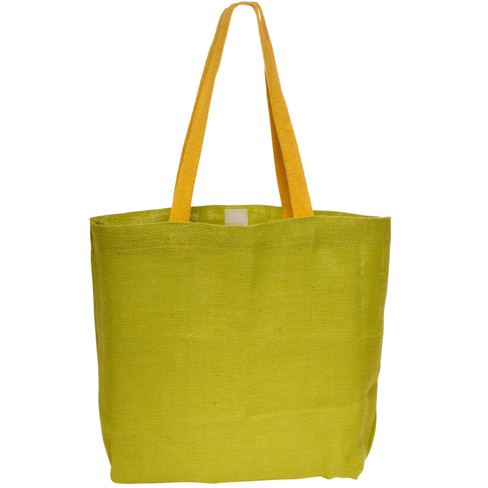 Picture of Natural Jute Fiber Carry-On Tote Bags (17"x13")