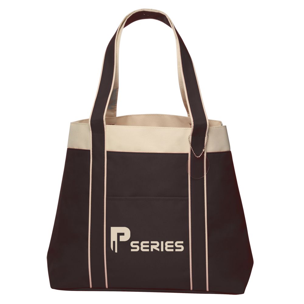 Picture of Donna Polyester Tote Bags (16.25"x13.25")