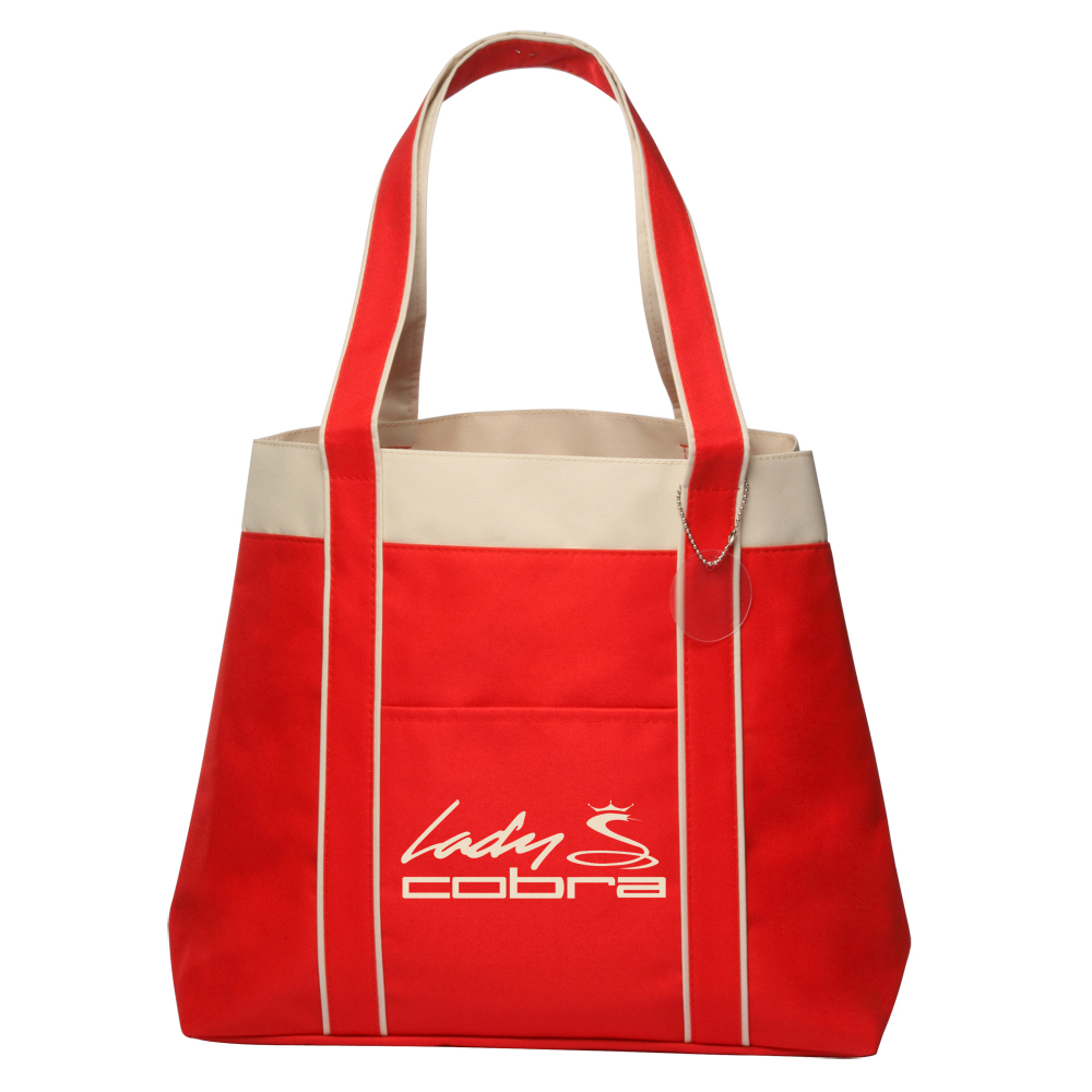 Picture of Donna Polyester Tote Bags (16.25"x13.25")