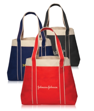 Picture of Donna Polyester Tote Bags (16.25"x13.25")