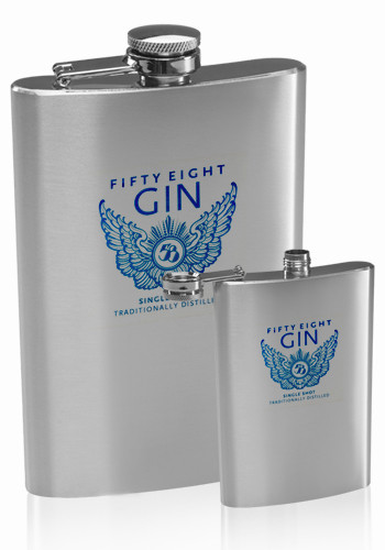 Picture of 9 Oz. Homer Stainless Steel Hip Flasks