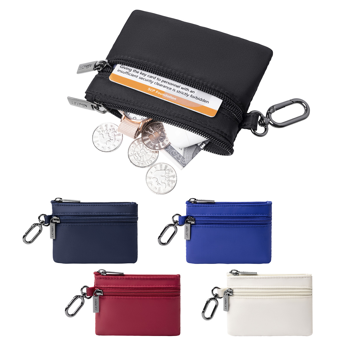 Picture of AeroLOFT® Carabiner Zip Wallet
