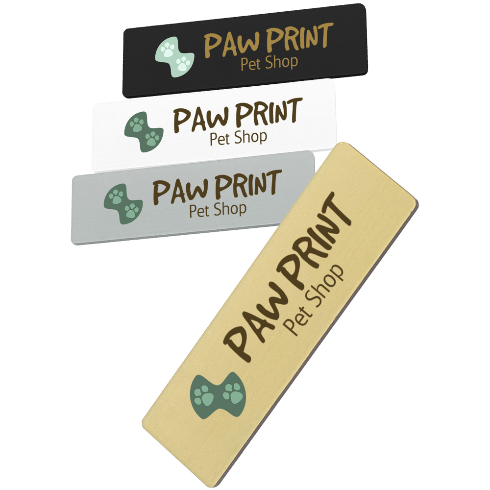 Picture of 3" x 1" Digitally Printed Name Badge