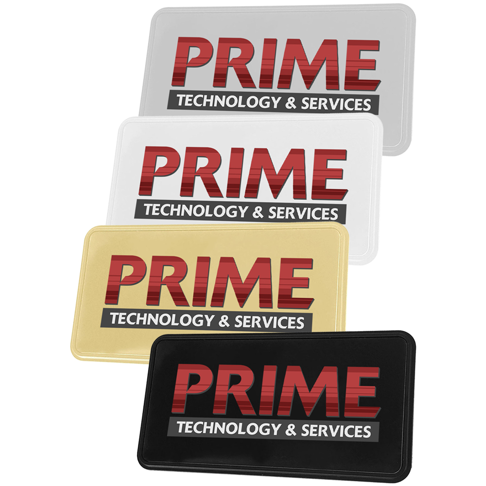 Picture of 3" x 1.5" Digitally Printed Name Badge