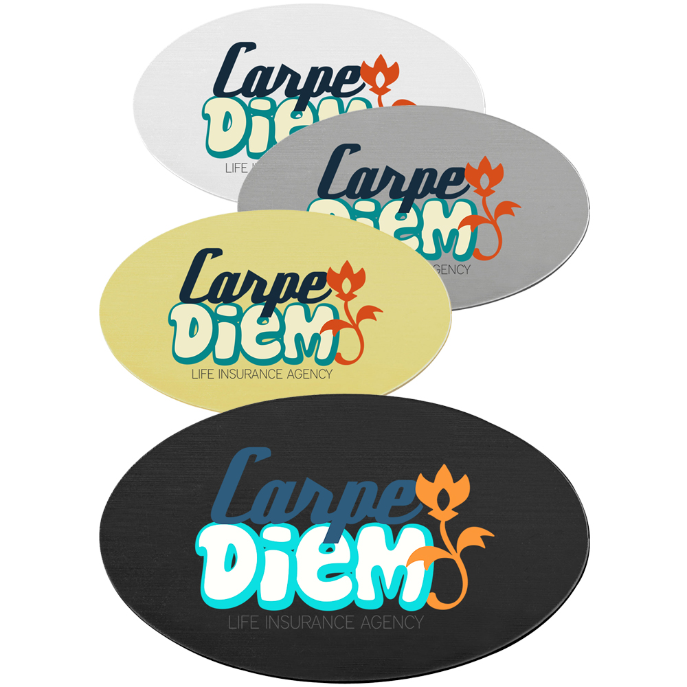 Picture of 3" x 2" Plastic Name Badge