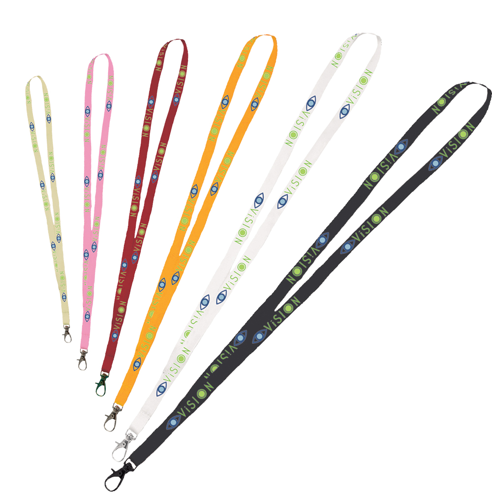 Picture of 0.50" Micro Weave Smooth Dye-Sublimation Lanyards