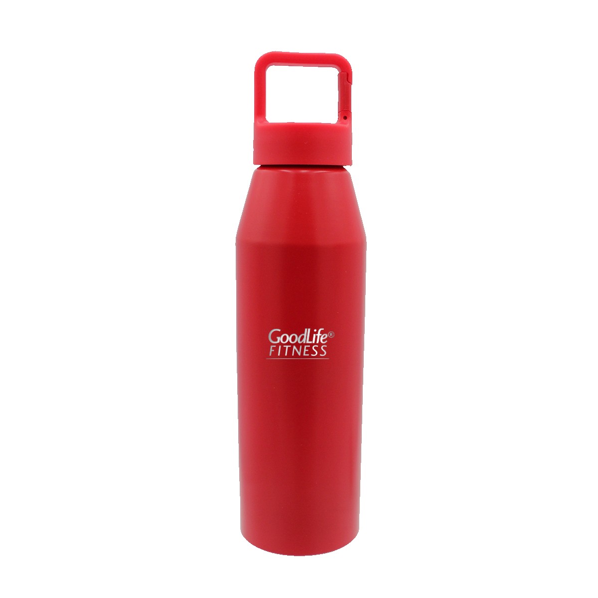 Picture of 25 oz. Recycled Aluminum Bottle with Carabiner Lid, Laser Engraved, Small