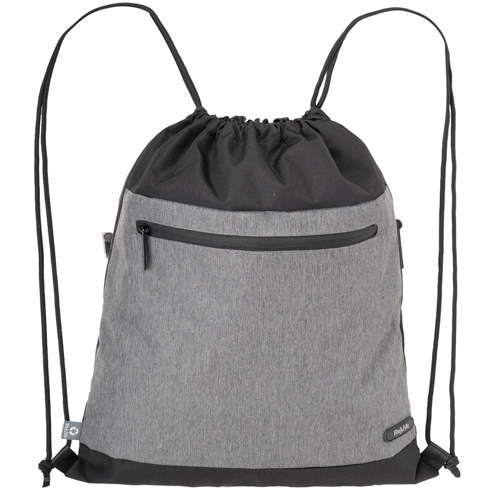 Picture of RejuVe MILANO Recycled Heather Drawstring Bag
