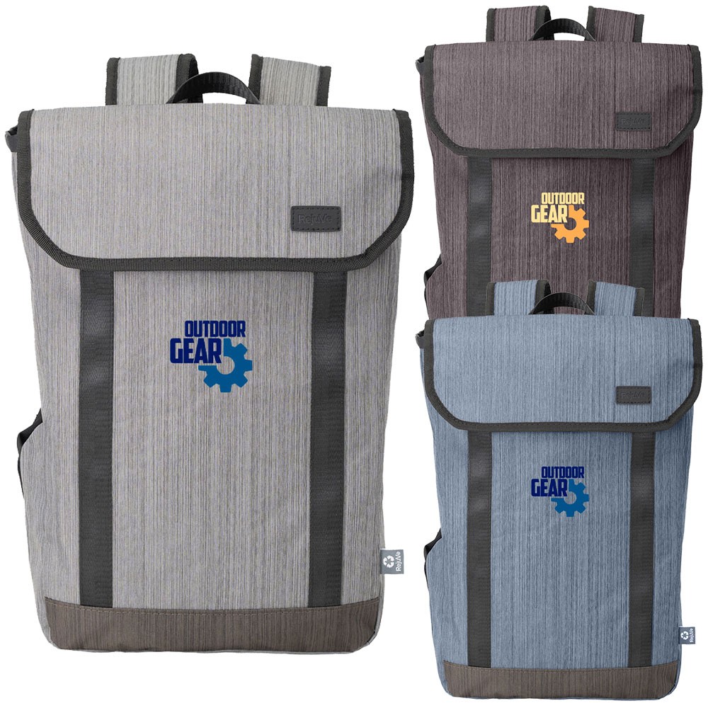 Picture of RejuVe ELEMENT Recycled Heather Travel Backpack