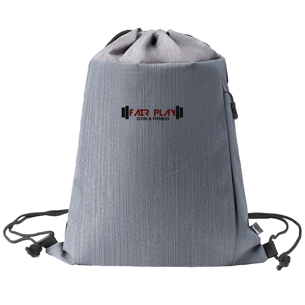 Picture of RejuVe MOTO Recycled Heather Drawstring Bags