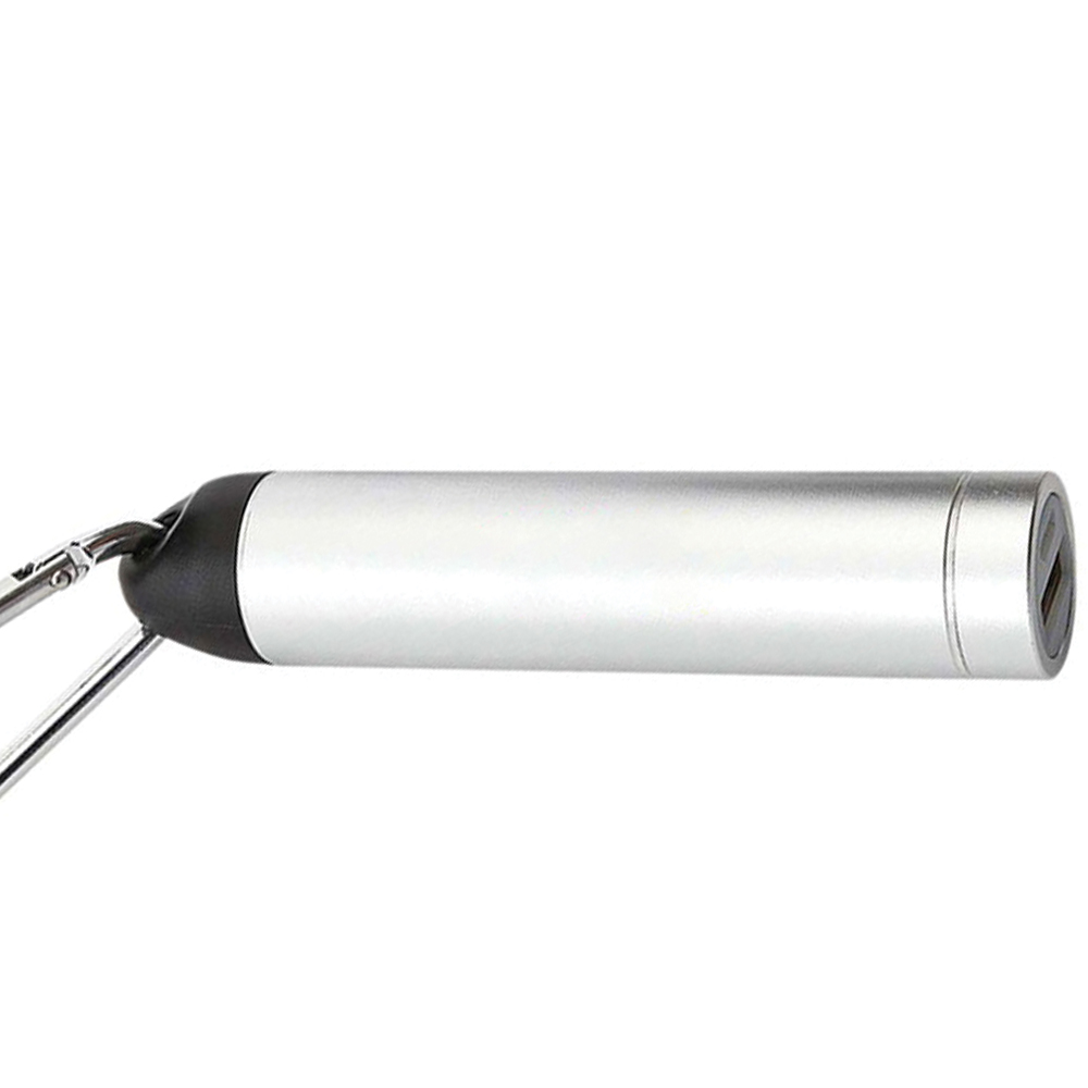 Picture of 2200 mAh Aluminum Power Bank with Carabiner