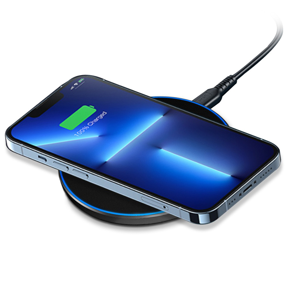 Picture of 10W Light Up Wireless Charger with Large Logo