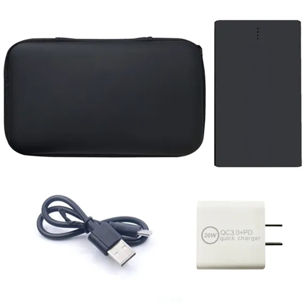 Picture of 20w Charger and 4000 mAH Slim Card Power Bank Set