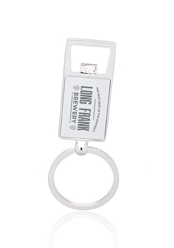Picture of Reflection Metal Keychains with Bottle Opener