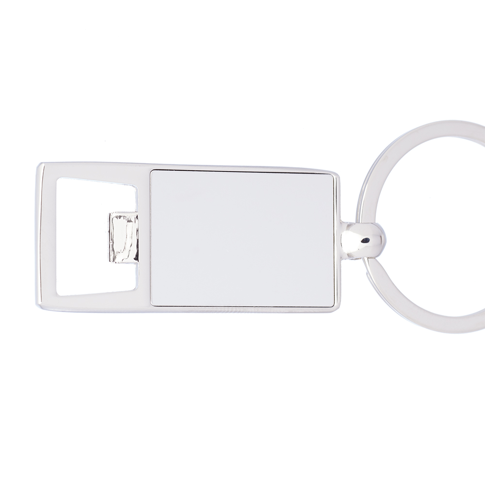 Picture of Reflection Metal Keychains with Bottle Opener