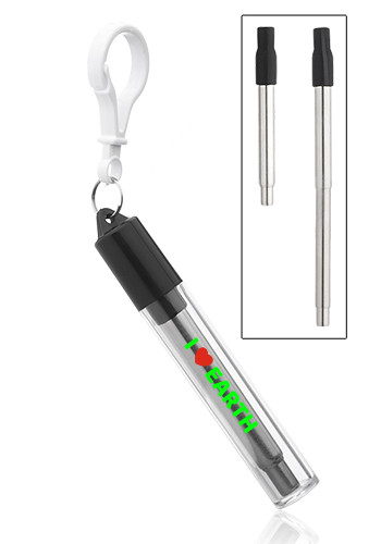 Picture of Retractable Straws with Case and Brush
