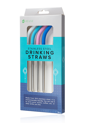 Picture of 4-Piece Straw Pack with Brush