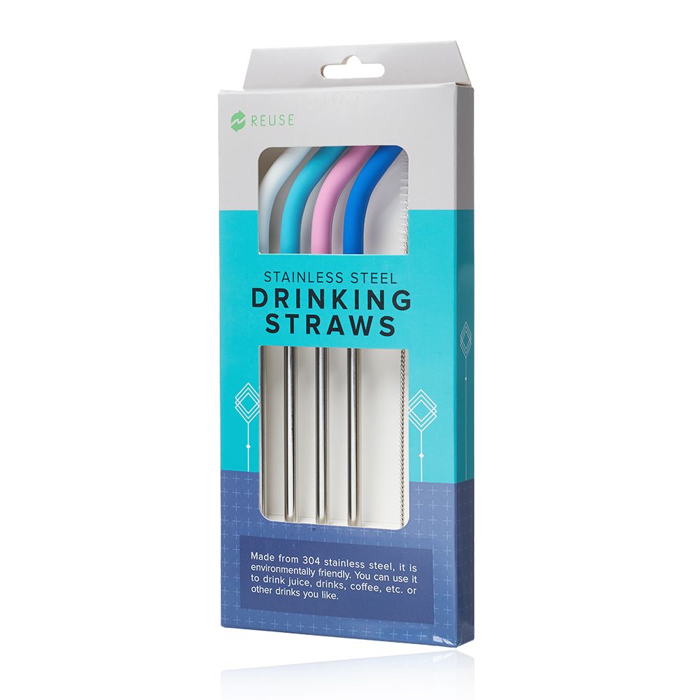 Picture of 4-Piece Straw Pack with Brush