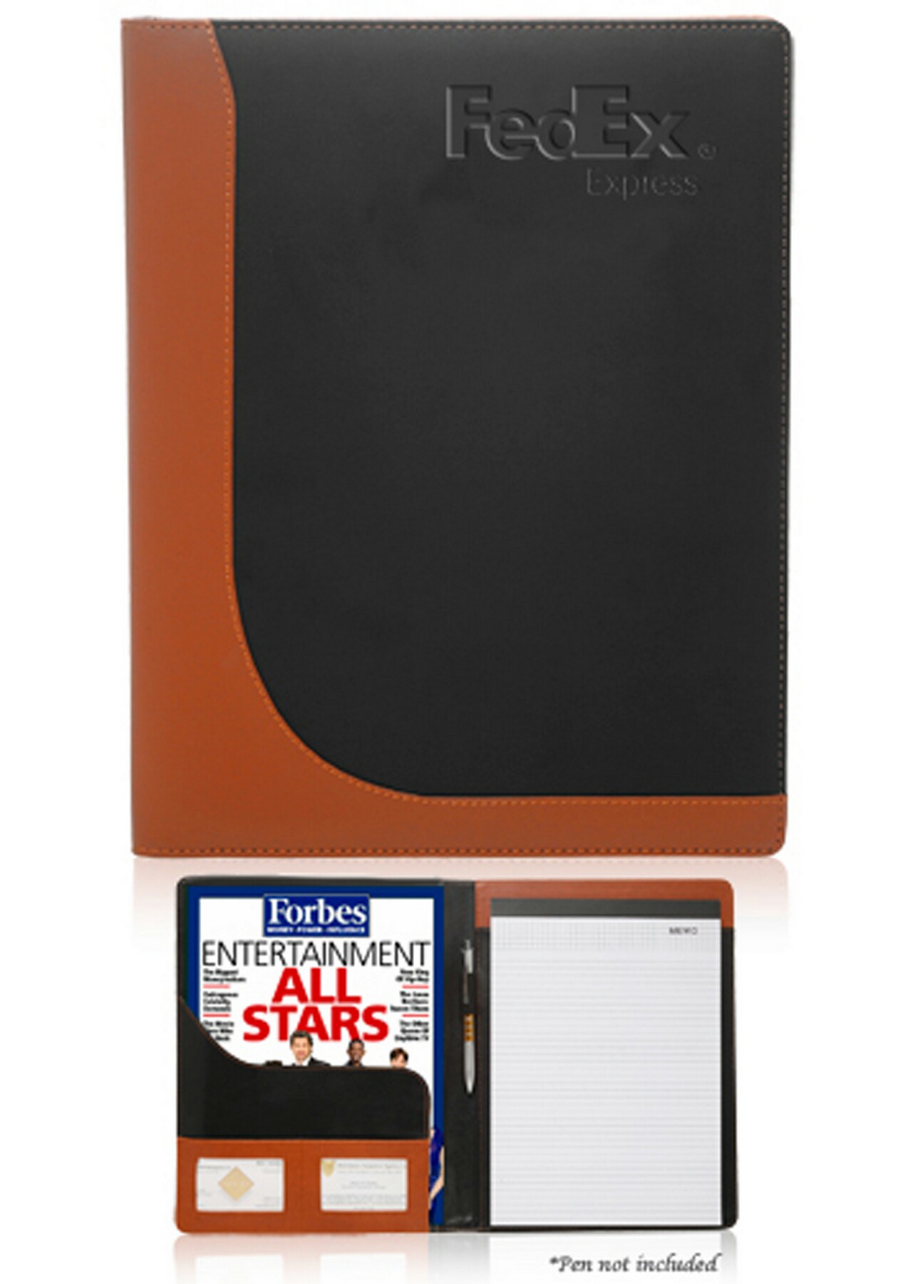 Picture of Curve Two Tone Leather Portfolios (12.5"x9.5")