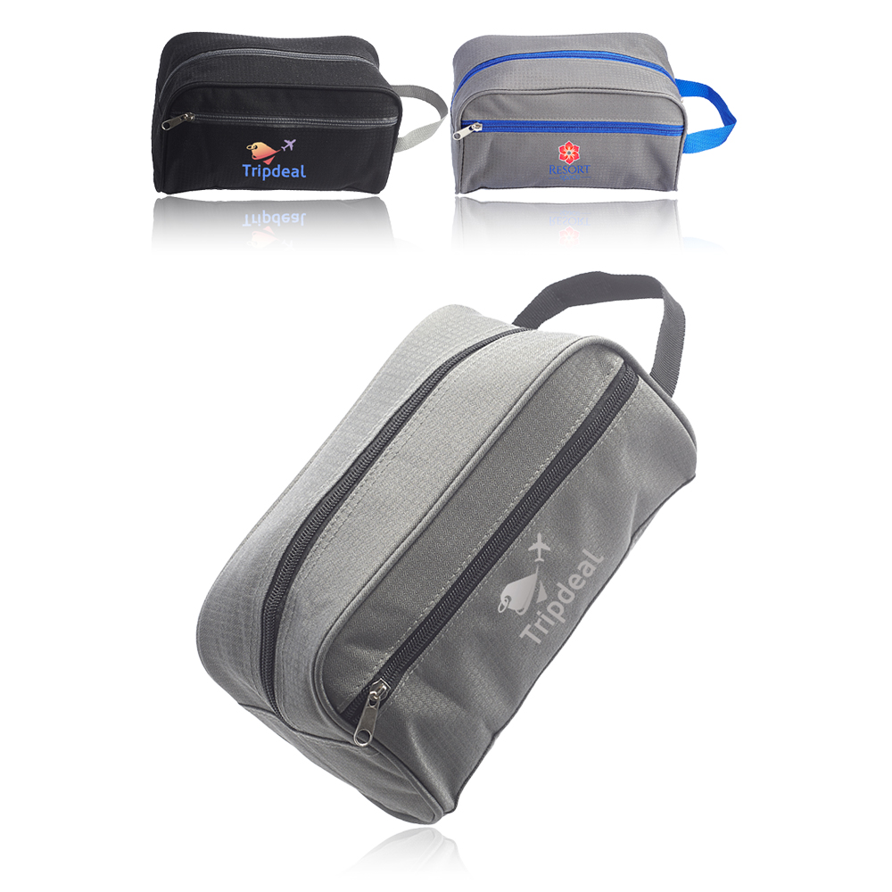 Picture of Travel Two Tone Toiletry Bags with Handle