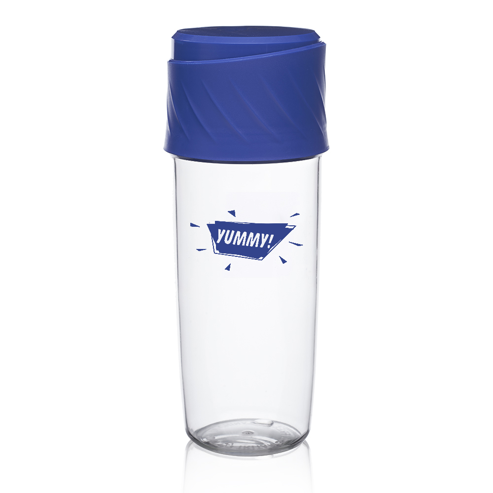 Picture of 16 oz Dual Sip-N-Snack Tritan Water Bottles