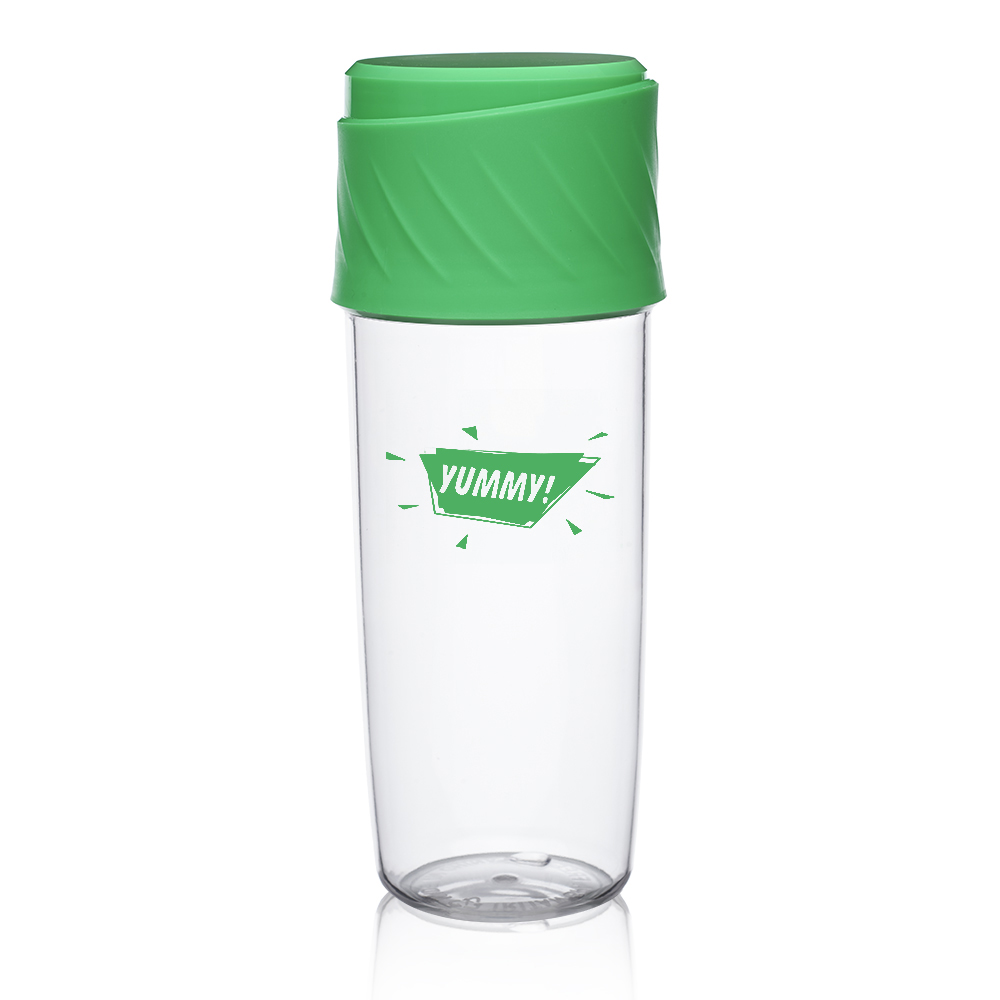 Picture of 16 oz Dual Sip-N-Snack Tritan Water Bottles