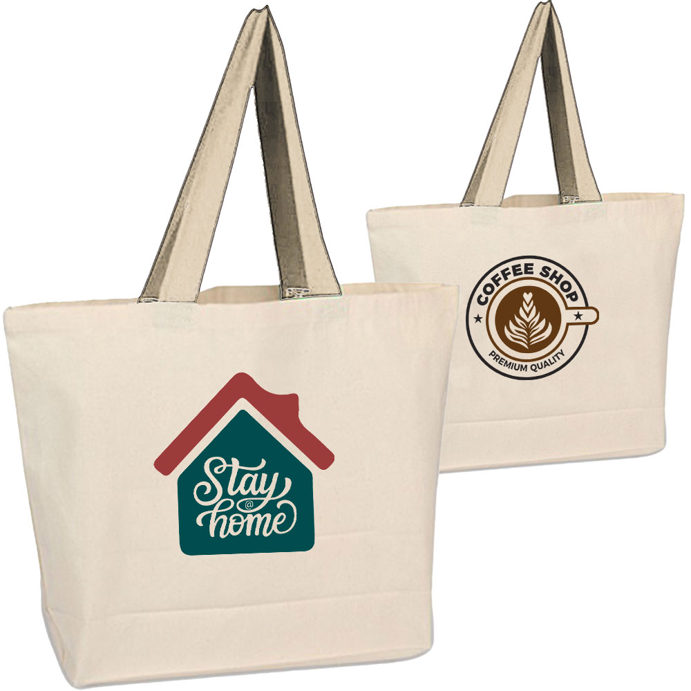 Picture of Large USA Made Cotton Canvas Tote Bags