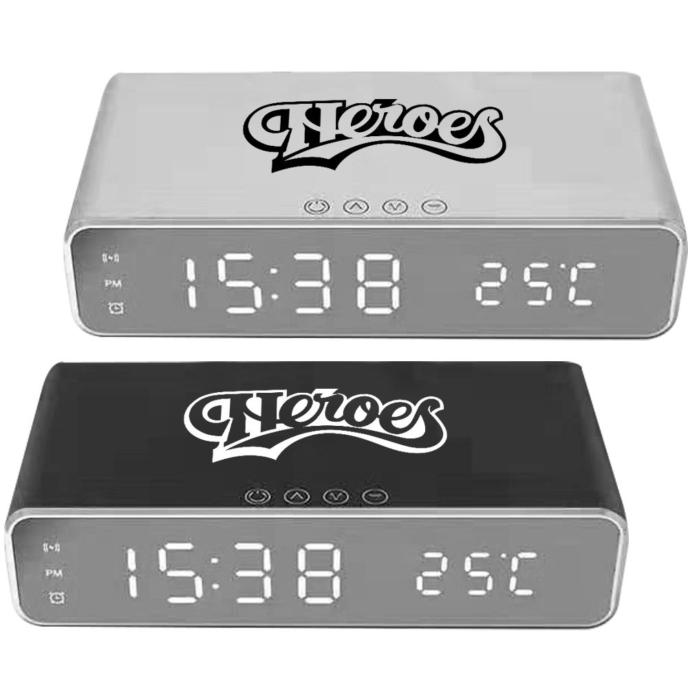 Picture of 10W Wireless Charger with LED Alarm Clock |