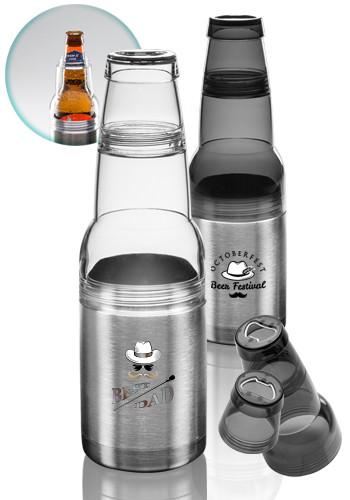 Picture of 12 Oz. Mako Stainless Steel Bottle-Can Holder