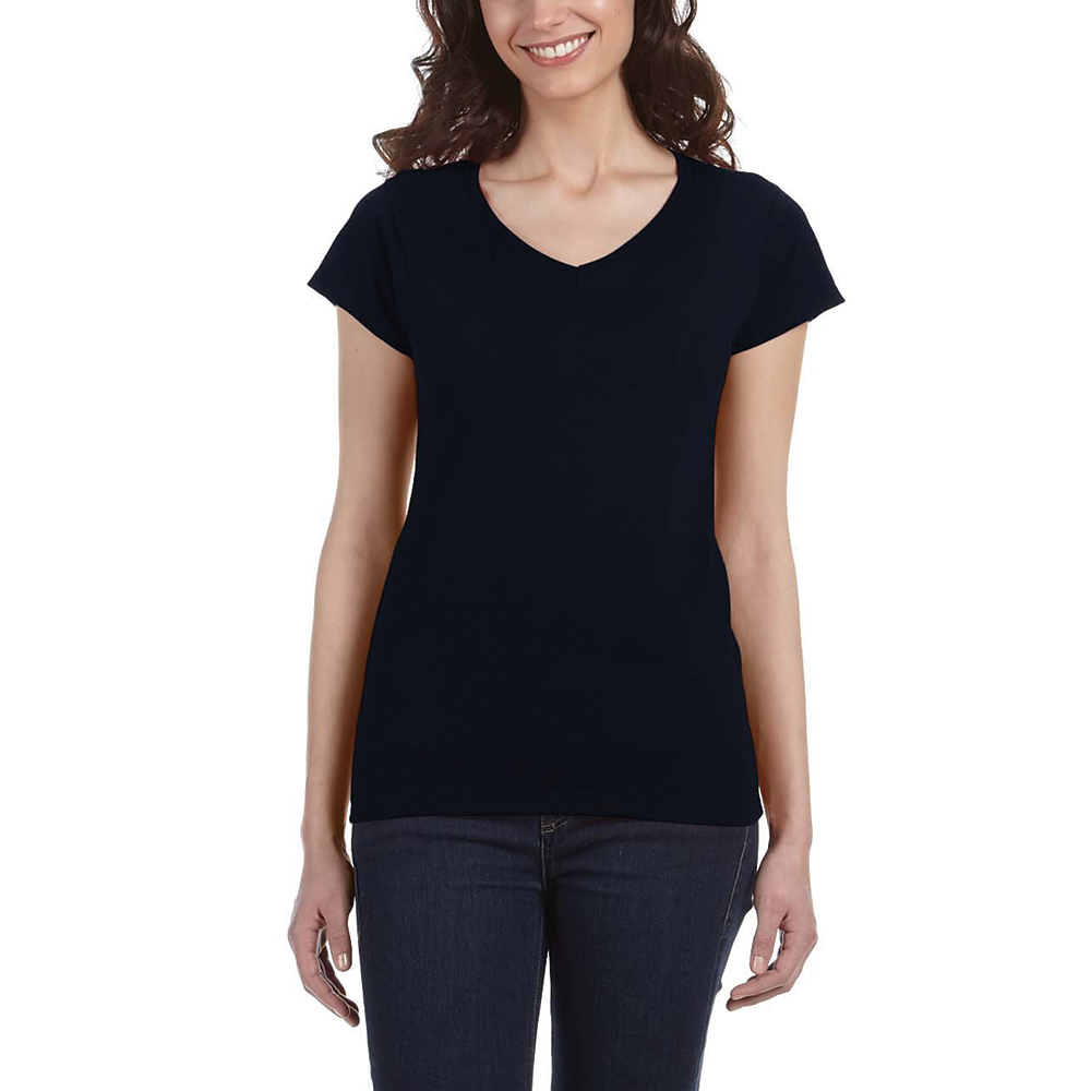 Picture of Gildan Ladies' SoftStyle® Fitted V-Neck Shirts