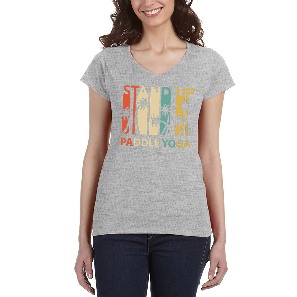 Picture of Gildan Ladies' SoftStyle® Fitted V-Neck Shirts