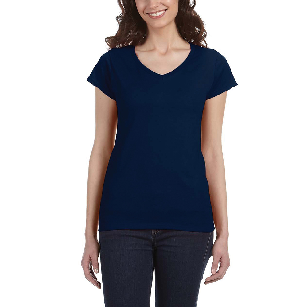 Picture of Gildan Ladies' SoftStyle® Fitted V-Neck Shirts