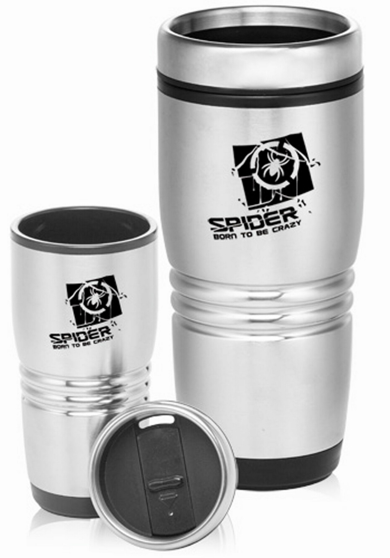 Picture of 16 Oz. Stainless Steel Tumblers w/ Spill Proof Lid