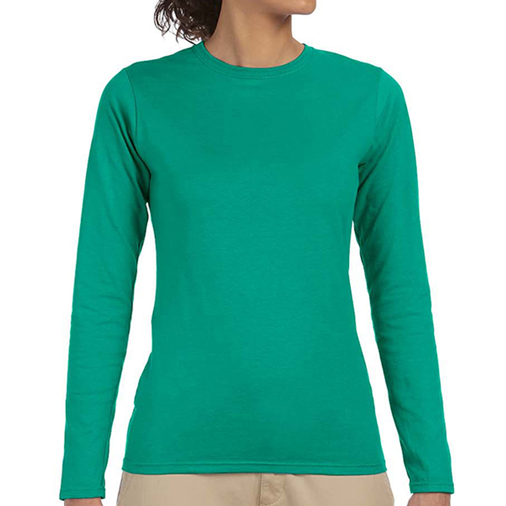 Picture of Gildan® SoftStyle 4.5 Oz. Junior Fit Long Sleeve Tee Shirt