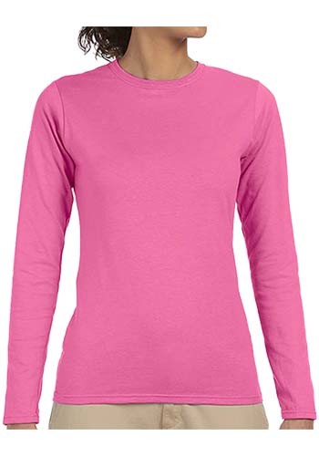 Picture of Gildan® SoftStyle 4.5 Oz. Junior Fit Long Sleeve Tee Shirt