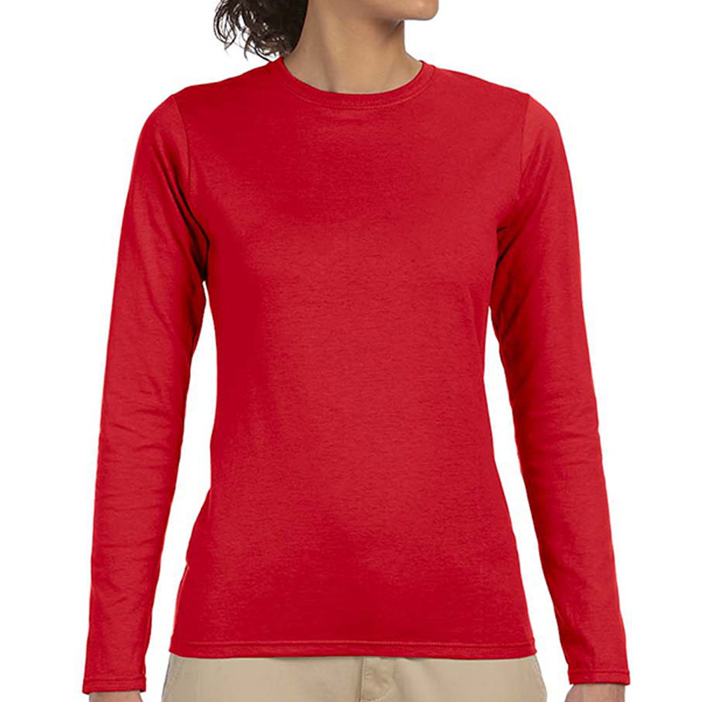 Picture of Gildan® SoftStyle 4.5 Oz. Junior Fit Long Sleeve Tee Shirt