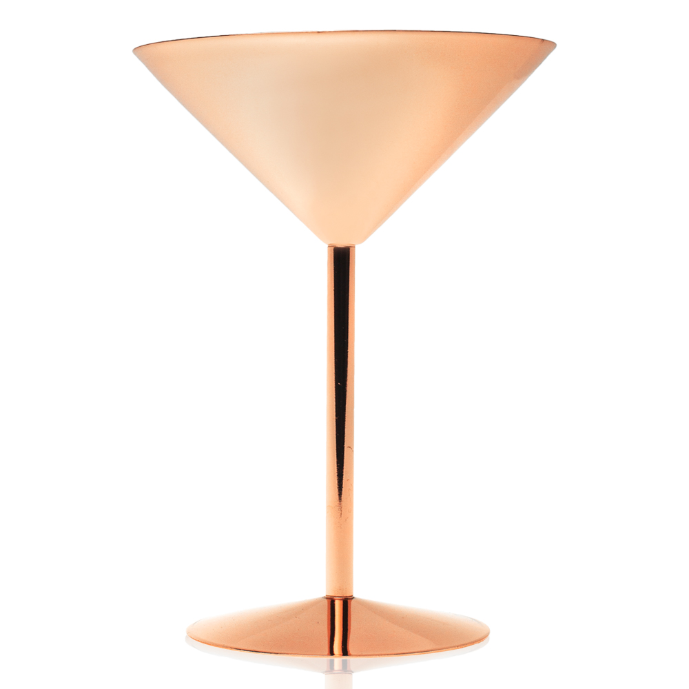 Picture of 8 Oz. Copper Coated Martini Glasses